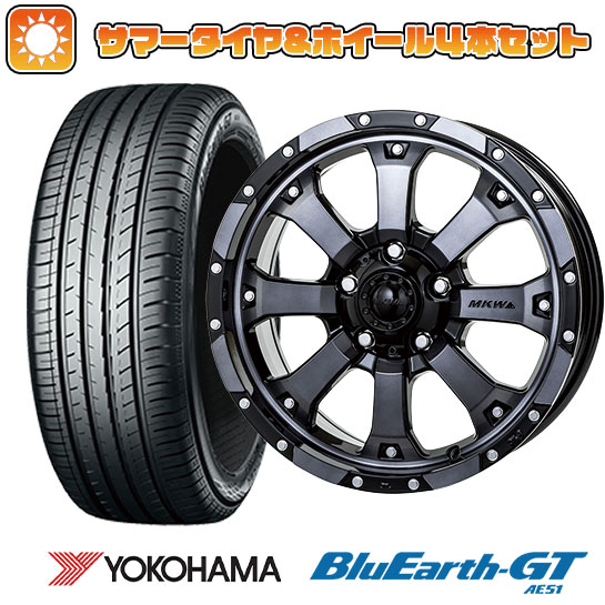 215/65R16 夏タイヤ ホイール4本セット YOKOHAMA ブルーアース GT AE51 (5/114車用) MKW MK 46 16インチ :arktire 1310 85768 28572 28572:アークタイヤ