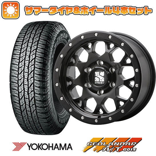 215/65R16 夏タイヤ ホイール4本セット ハイエース200系 YOKOHAMA ジオランダー A/T G015 WL/RBL 109/107S MLJ エクストリームJ XJ04 16インチ :arktire 2186 131502 37520 37520:アークタイヤ