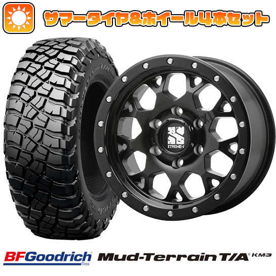 【新品国産6穴139.7車】 夏タイヤ ホイール4本セット 265/65R17 BFグッドリッチ マッドテレーンT/A KM3 MLJ エクストリームJ XJ04 17インチ :arktire 11822 131712 29312 29312:アークタイヤ