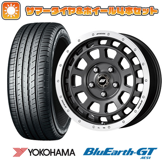 215/65R16 夏タイヤ ホイール4本セット YOKOHAMA ブルーアース GT AE51 (5/114車用) WORK クラッグ ティーグラビック 16インチ :arktire 1310 141860 28572 28572:アークタイヤ