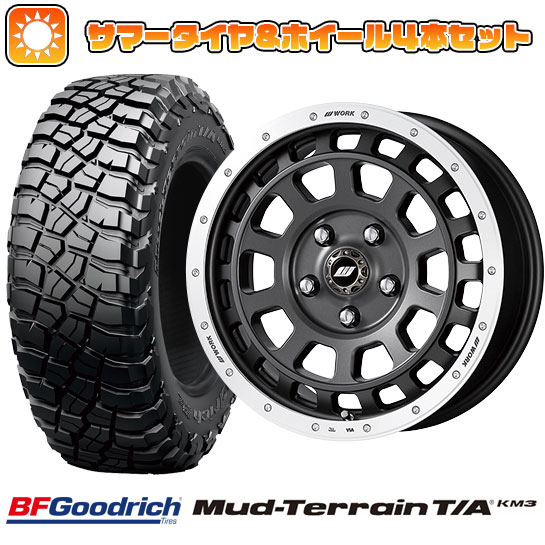 245/70R16 夏タイヤ ホイール4本セット BFグッドリッチ マッドテレーンT/A KM3 (5/114車用) WORK クラッグ ティーグラビック 16インチ :arktire 15841 141860 28985 28985:アークタイヤ