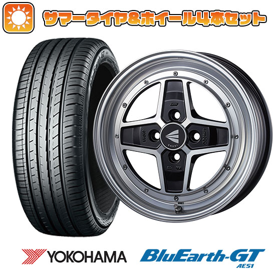 165/55R15 夏タイヤ ホイール４本セット 軽自動車用（N BOX タント スペーシア） YOKOHAMA ブルーアース GT AE51 エンケイ ネオクラシック アパッチ2 15インチ :arktire 21761 150771 28574 28574:アークタイヤ