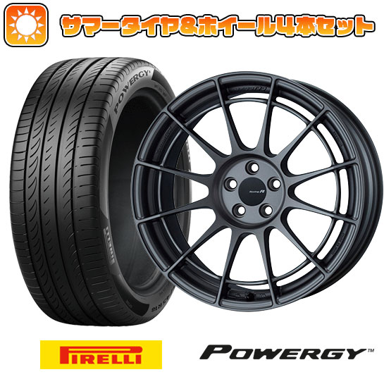 225/40R18 夏タイヤ ホイール４本セット (5/114車用) PIRELLI パワジー エンケイ NT03 RR 18インチ :arktire 1131 150910 36964 36964:アークタイヤ