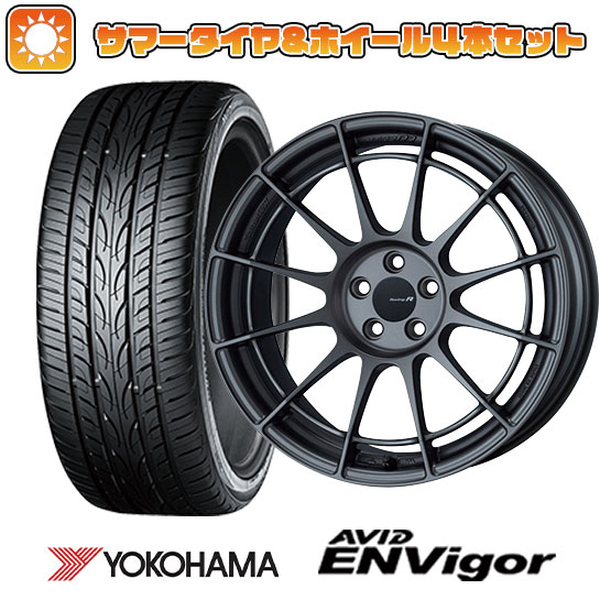 225/55R18 夏タイヤ ホイール４本セット (5/114車用) YOKOHAMA エイビッド エンビガーS321 エンケイ NT03 RR 18インチ :arktire 1321 150910 43106 43106:アークタイヤ