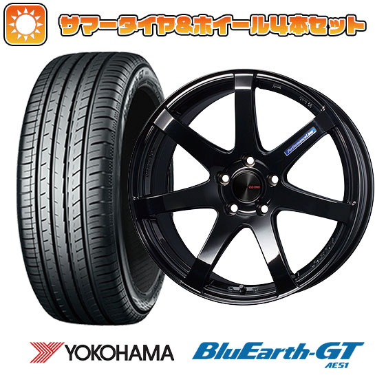 215/45R18 夏タイヤ ホイール４本セット (5/114車用) YOKOHAMA ブルーアース GT AE51 エンケイ PF07 Limited 18インチ :arktire 1130 151102 29315 29315:アークタイヤ