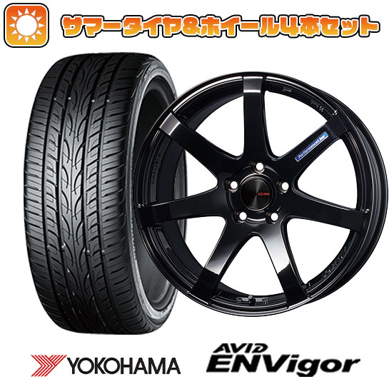 225/45R18 夏タイヤ ホイール４本セット (5/114車用) YOKOHAMA エイビッド エンビガーS321 エンケイ PF07 Limited 18インチ :arktire 1261 151102 43105 43105:アークタイヤ