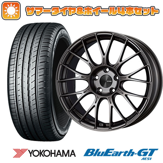 215/45R18 夏タイヤ ホイール４本セット (5/114車用) YOKOHAMA ブルーアース GT AE51 エンケイ PFM1 18インチ :arktire 1130 151249 29315 29315:アークタイヤ