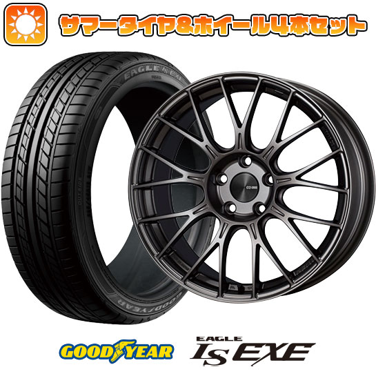 225/45R18 夏タイヤ ホイール４本セット (5/114車用) GOODYEAR イーグル エルエス エグゼ(限定) エンケイ PFM1 18インチ :arktire 1261 151256 31587 31587:アークタイヤ