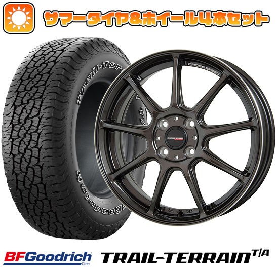 215/60R17 夏タイヤ ホイール4本セット BFグッドリッチ トレールテレーンT/A ORBL (5/114車用) HOT STUFF クロススピード ハイパーエディションRS9 17インチ :arktire 1843 146387 36816 36816:アークタイヤ