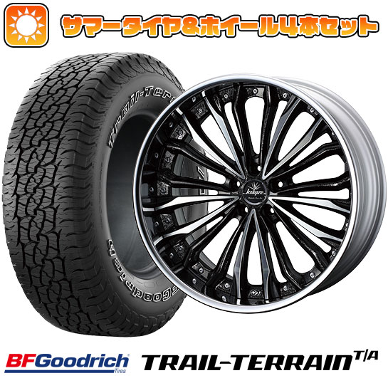 235/55R19 夏タイヤ ホイール4本セット BFグッドリッチ トレールテレーンT/A ORBL (5/114車用) WEDS クレンツェ フェルゼン 19インチ :arktire 1121 135388 36806 36806:アークタイヤ