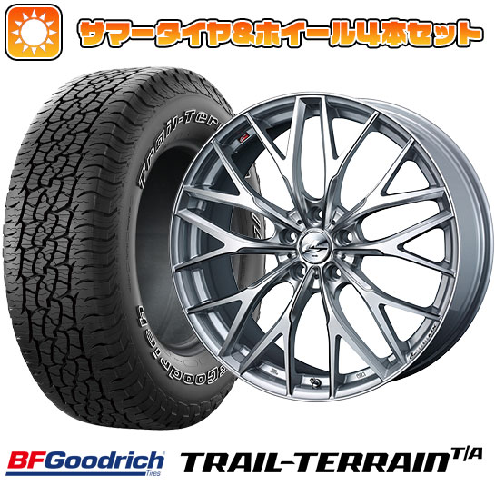 225/55R18 夏タイヤ ホイール4本セット BFグッドリッチ トレールテレーンT/A ORBL (5/100車用) WEDS レオニス MX 18インチ :arktire 2288 136588 36808 36808:アークタイヤ