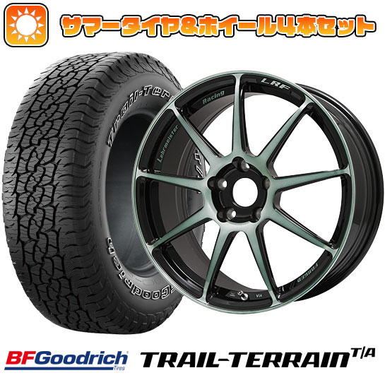 225/60R17 夏タイヤ ホイール4本セット BFグッドリッチ トレールテレーンT/A ORBL (5/100車用) LEHRMEISTER レーシングフォージド LRF S9 17インチ :arktire 4941 87873 36817 36817:アークタイヤ