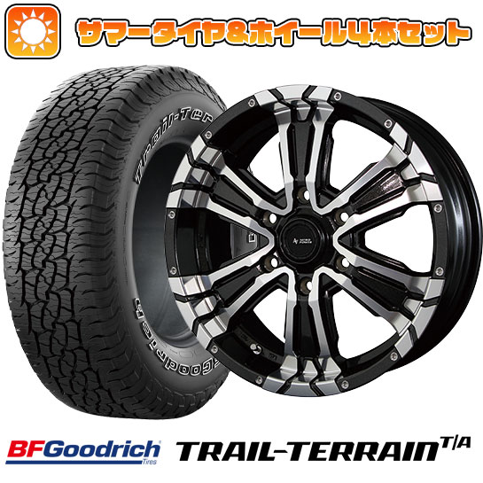 265/65R17 夏タイヤ ホイール4本セット BFグッドリッチ トレールテレーンT/A ORWL (6/139車用) MID ナイトロパワー クロスクロウ 17インチ :arktire 11822 133641 36788 36788:アークタイヤ