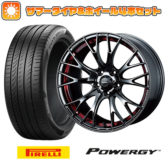 225/60R18 夏タイヤ ホイール４本セット (5/114車用) PIRELLI パワジー ウェッズ ウェッズスポーツ SA 20R 18インチ :arktire 1341 136681 36977 36977:アークタイヤ