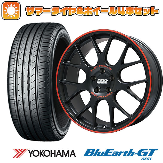 245/40R19 夏タイヤ ホイール4本セット YOKOHAMA ブルーアース GT AE51 (5/114車用) BBS GERMANY BBS CH R ニュルブルクリンク エディション 19インチ :arktire 1122 127624 28531 28531:アークタイヤ