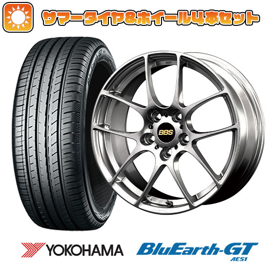 215/45R18 夏タイヤ ホイール４本セット (5/114車用) YOKOHAMA ブルーアース GT AE51 BBS JAPAN RF 18インチ :arktire 1130 147875 29315 29315:アークタイヤ