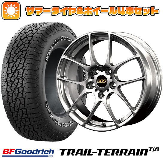 225/55R18 夏タイヤ ホイール４本セット (5/114車用) BFグッドリッチ トレールテレーンT/A ORBL BBS JAPAN RF 18インチ :arktire 1321 147875 36808 36808:アークタイヤ