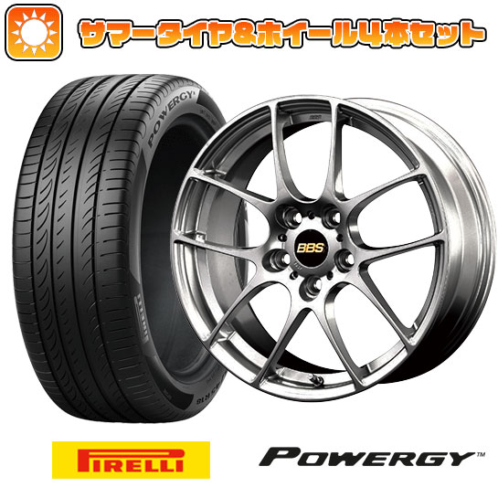 225/40R18 夏タイヤ ホイール４本セット (5/114車用) PIRELLI パワジー BBS JAPAN RF 18インチ :arktire 1131 147889 36964 36964:アークタイヤ