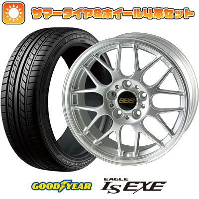 215/45R18 夏タイヤ ホイール４本セット (5/114車用) GOODYEAR イーグル エルエス エグゼ(限定) BBS JAPAN RG R 18インチ :arktire 1130 147858 31586 31586:アークタイヤ