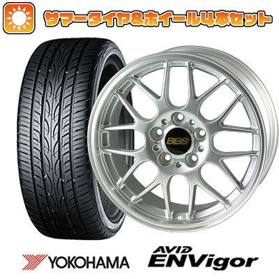 225/45R18 夏タイヤ ホイール４本セット (5/114車用) YOKOHAMA エイビッド エンビガーS321 BBS JAPAN RG R 18インチ :arktire 1261 147858 43105 43105:アークタイヤ