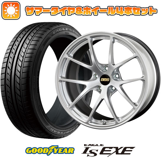 225/45R18 夏タイヤ ホイール４本セット (5/114車用) GOODYEAR イーグル エルエス エグゼ(限定) BBS JAPAN RI A 18インチ :arktire 1261 147924 31587 31587:アークタイヤ