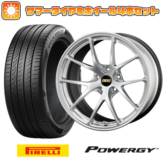 225/45R18 夏タイヤ ホイール４本セット (5/114車用) PIRELLI パワジー BBS JAPAN RI A 18インチ :arktire 1261 147924 36965 36965:アークタイヤ