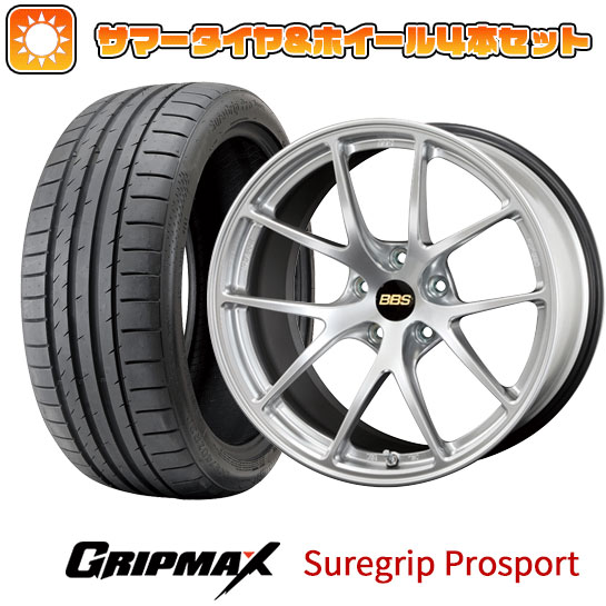 225/45R18 夏タイヤ ホイール４本セット (5/114車用) GRIPMAX シュアグリップ PRO SPORTS BSW（限定） BBS JAPAN RI A 18インチ : arktire 1261 147910 38312 38312 : アークタイヤ