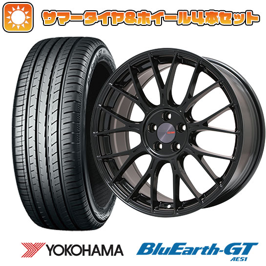 215/45R18 夏タイヤ ホイール４本セット (5/114車用) YOKOHAMA ブルーアース GT AE51 エンケイ PFM1 Limited 18インチ :arktire 1130 151286 29315 29315:アークタイヤ