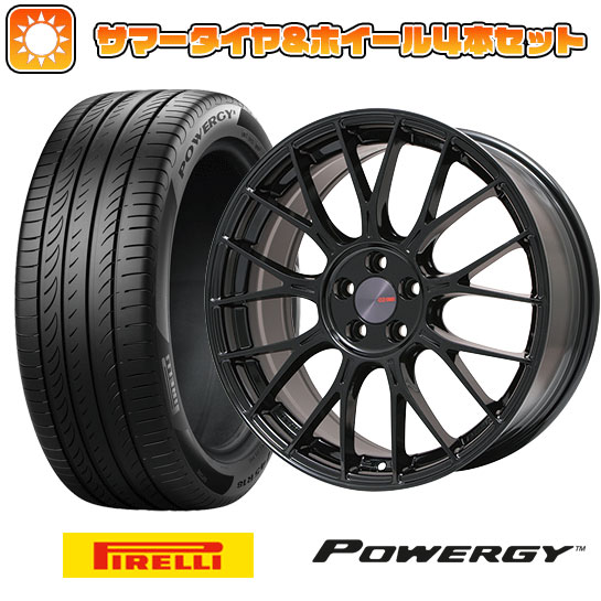 225/60R18 夏タイヤ ホイール４本セット (5/114車用) PIRELLI パワジー エンケイ PFM1 Limited 18インチ :arktire 1341 151286 36977 36977:アークタイヤ