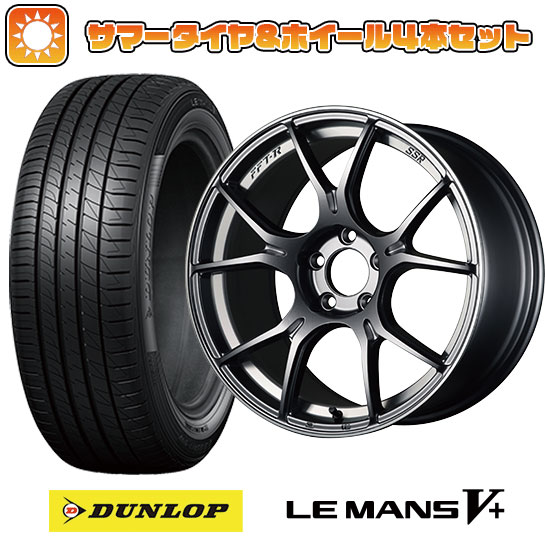 195/50R16 夏タイヤ ホイール4本セット DUNLOP ルマン V+(ファイブプラス) (4/100車用) SSR GTX02 16インチ :arktire 1502 142854 40666 40666:アークタイヤ