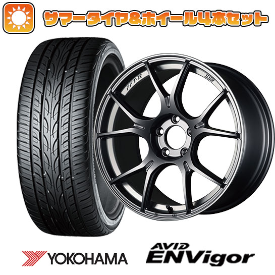 225/55R18 夏タイヤ ホイール４本セット (5/114車用) YOKOHAMA エイビッド エンビガーS321 SSR GTX02 18インチ :arktire 1321 142856 43106 43106:アークタイヤ