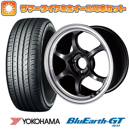 195/65R15 夏タイヤ ホイール4本セット YOKOHAMA ブルーアース GT AE51 (4/100車用) YOKOHAMA アドバンレーシング RG DII 15インチ :arktire 11881 90878 28579 28579:アークタイヤ