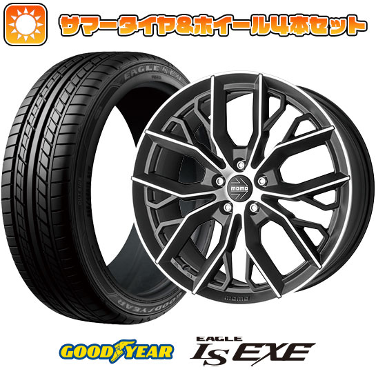 225/45R18 夏タイヤ ホイール4本セット GOODYEAR EAGLE LS EXE(限定) (5/114車用) MOMO マッシモ 18インチ :arktire 1261 125480 31587 31587:アークタイヤ