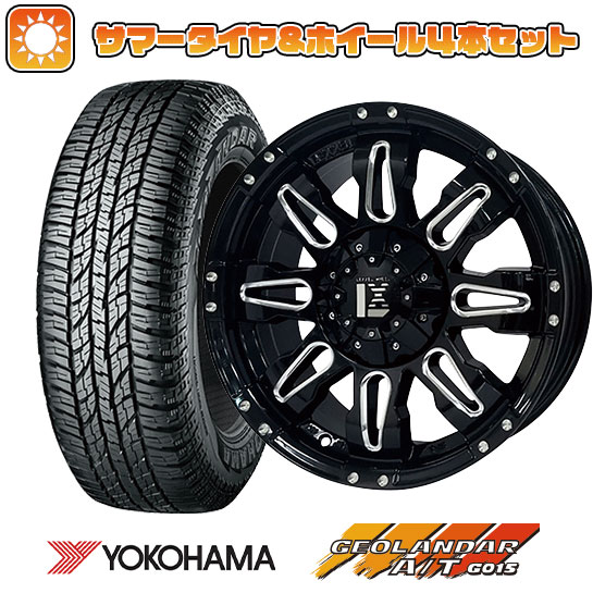 245/75R17 夏タイヤ ホイール4本セット 輸入車用 ラングラー YOKOHAMA ジオランダー A/T G015 OWL/RBL OFFBEAT レクセル バレーノオフロードスタイル 17インチ :arktire 18921 102477 22878 22878:アークタイヤ