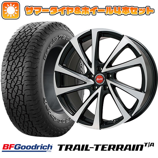 225/65R17 夏タイヤ ホイール4本セット BFグッドリッチ トレールテレーンT/A ORWL (5/114車用) BIGWAY B WIN ヴェノーザ10 17インチ :arktire 2182 92327 36785 36785:アークタイヤ