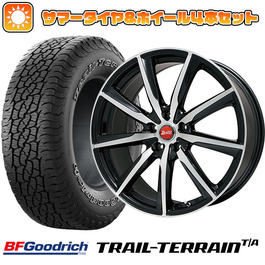 225/65R17 夏タイヤ ホイール4本セット BFグッドリッチ トレールテレーンT/A ORWL (5/114車用) BIGWAY B WIN ヴェノーザ9 17インチ :arktire 2182 92311 36785 36785:アークタイヤ