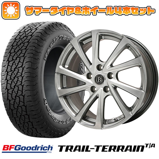 235/60R18 夏タイヤ ホイール4本セット BFグッドリッチ トレールテレーンT/A ORBL (5/114車用) BRANDLE E04 18インチ :arktire 27064 93338 36812 36812:アークタイヤ