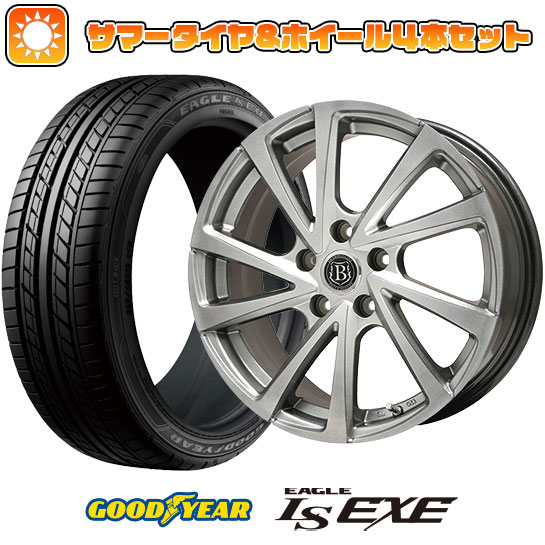 215/50R17 夏タイヤ ホイール4本セット GOODYEAR EAGLE LS EXE(限定) (5/114車用) BRANDLE E04 17インチ :arktire 1842 93337 31589 31589:アークタイヤ