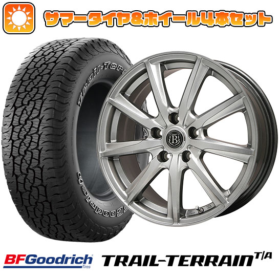 235/60R18 夏タイヤ ホイール4本セット BFグッドリッチ トレールテレーンT/A ORBL (5/114車用) BRANDLE E05 18インチ :arktire 27064 93323 36812 36812:アークタイヤ