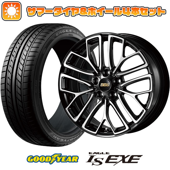 225/45R18 夏タイヤ ホイール４本セット (5/114車用) GOODYEAR イーグル エルエス エグゼ(限定) BBS JAPAN RE X 18インチ :arktire 1261 147901 31587 31587:アークタイヤ