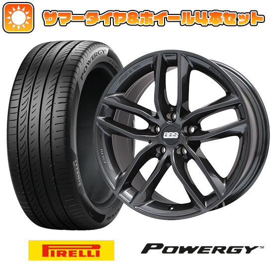 225/40R18 夏タイヤ ホイール４本セット (5/114車用) PIRELLI パワジー BBS GERMANY SX クリスタルブラック 18インチ :arktire 1131 152831 36964 36964:アークタイヤ