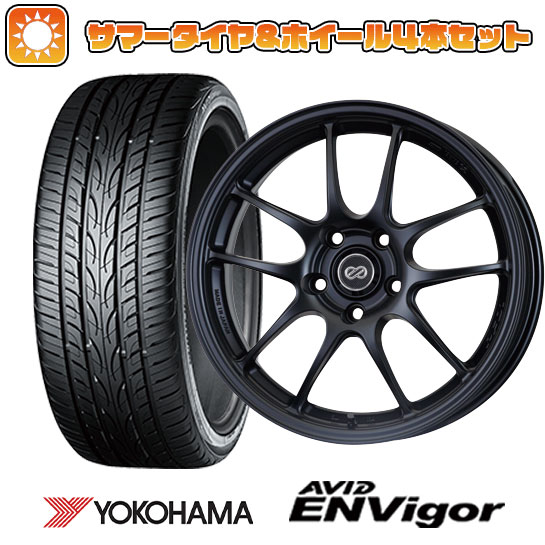 225/45R18 夏タイヤ ホイール４本セット (5/114車用) YOKOHAMA エイビッド エンビガーS321 エンケイ PF01 18インチ :arktire 1261 150965 43105 43105:アークタイヤ