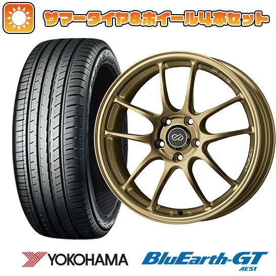 225/45R18 夏タイヤ ホイール４本セット (5/114車用) YOKOHAMA ブルーアース GT AE51 エンケイ PF01 18インチ :arktire 1261 150963 28539 28539:アークタイヤ