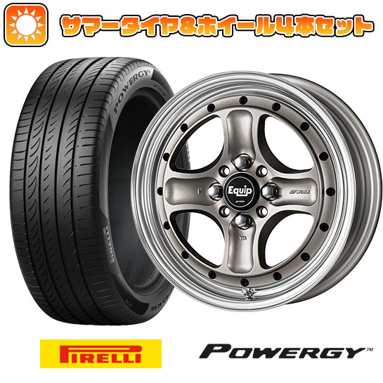 195/65R15 夏タイヤ ホイール4本セット PIRELLI パワジー (4/100車用) WORK エクイップ 40 O/H 15インチ :arktire 11881 145492 37005 37005:アークタイヤ