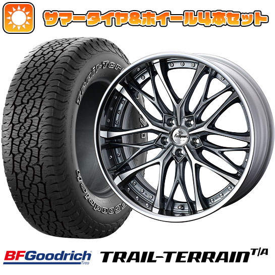 235/55R19 夏タイヤ ホイール4本セット BFグッドリッチ トレールテレーンT/A ORBL (5/114車用) WEDS クレンツェ ウィーバル 19インチ :arktire 1121 135199 36806 36806:アークタイヤ