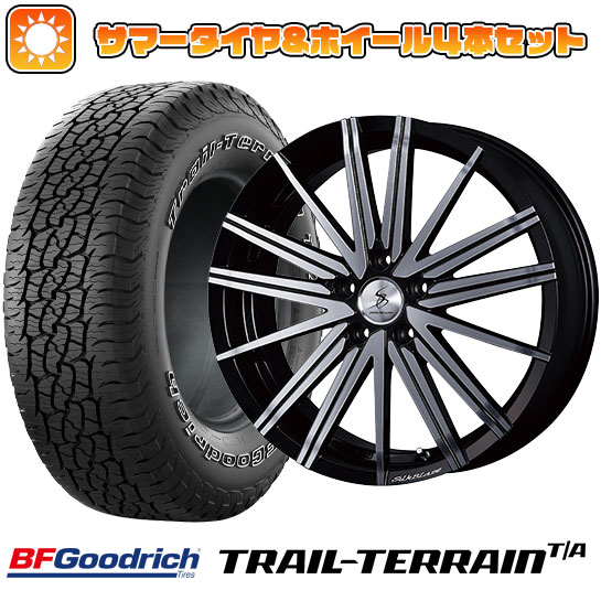 225/55R18 夏タイヤ ホイール４本セット (5/114車用) BFグッドリッチ トレールテレーンT/A ORBL ケースペック SILK BLAZE ヴォルツァ 18インチ :arktire 1321 87532 36808 36808:アークタイヤ