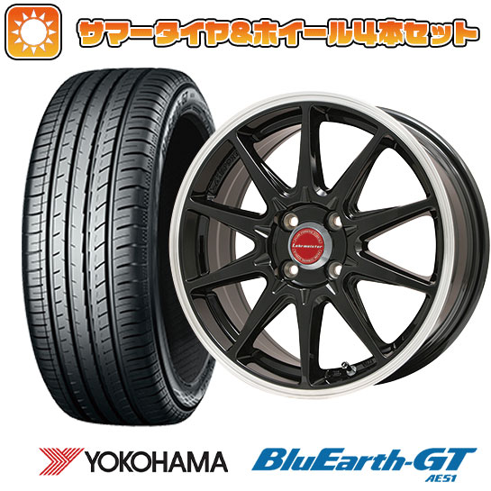 205/55R17 夏タイヤ ホイール4本セット ライズ/ロッキー（ガソリン） YOKOHAMA ブルーアース GT AE51 LEHRMEISTER LMスポーツRS10 17インチ :arktire 21181 94539 28554 28554:アークタイヤ