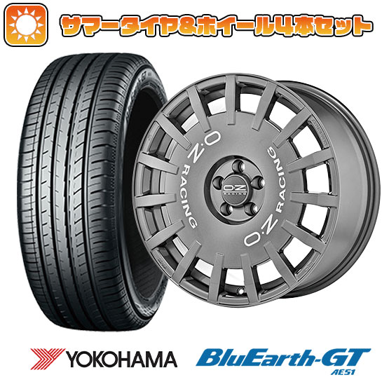 195/55R16 夏タイヤ ホイール4本セット YOKOHAMA ブルーアース GT AE51 (4/100車用) OZ OZ ラリーレーシング 16インチ｜ark-tire