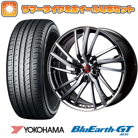 225/40R18 夏タイヤ ホイール4本セット YOKOHAMA ブルーアース GT AE51 (5/100車用) PREMIX ドルチェ3x5(BMCポリッシュ) 18インチ :arktire 2287 94630 28537 28537:アークタイヤ