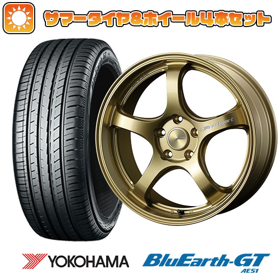 235/45R18 夏タイヤ ホイール4本セット ヨコハマ ブルーアース GT AE51 (5/114車用) WEDS ウェッズスポーツ RN 05M 18インチ : arktire 458 136646 28540 28540 : アークタイヤ